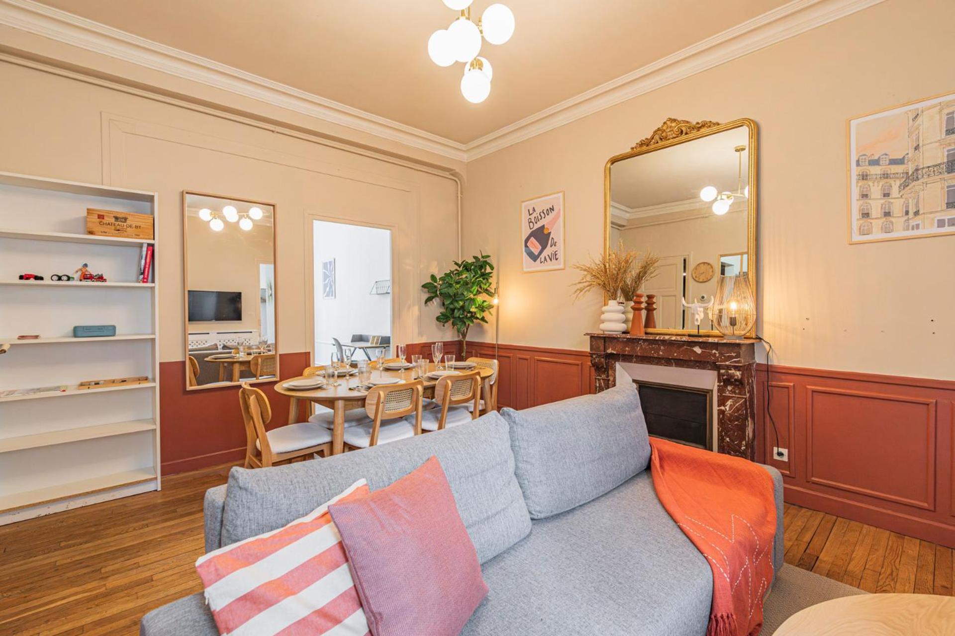 L'Haussmannien - Spacieux 4 Chambres - Centre - Gare แร็งส์ ภายนอก รูปภาพ