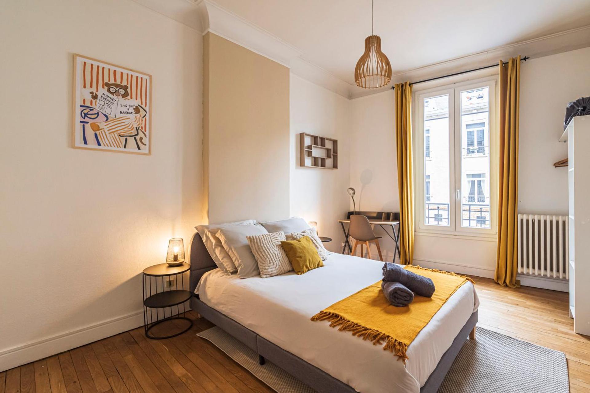 L'Haussmannien - Spacieux 4 Chambres - Centre - Gare แร็งส์ ภายนอก รูปภาพ
